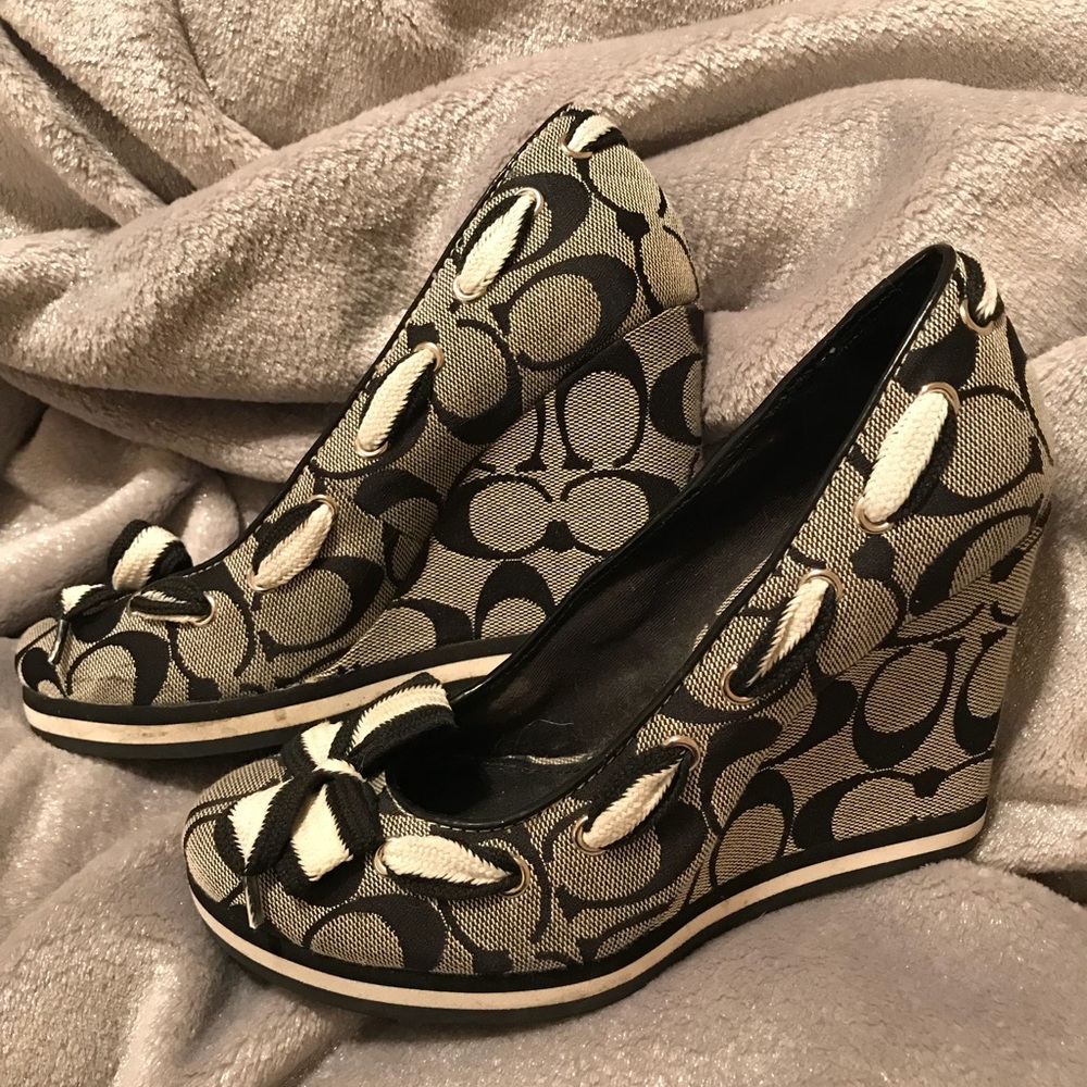 Coach wedges